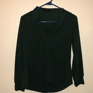 Green button up